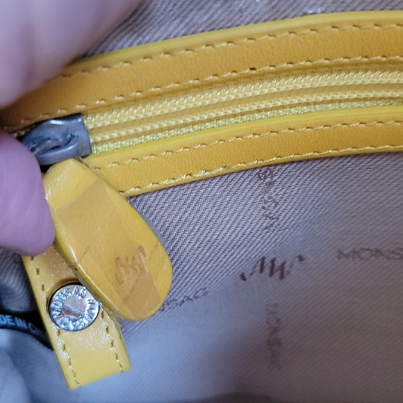 Monsac vintage yellow handbag - Picture 10 of 13